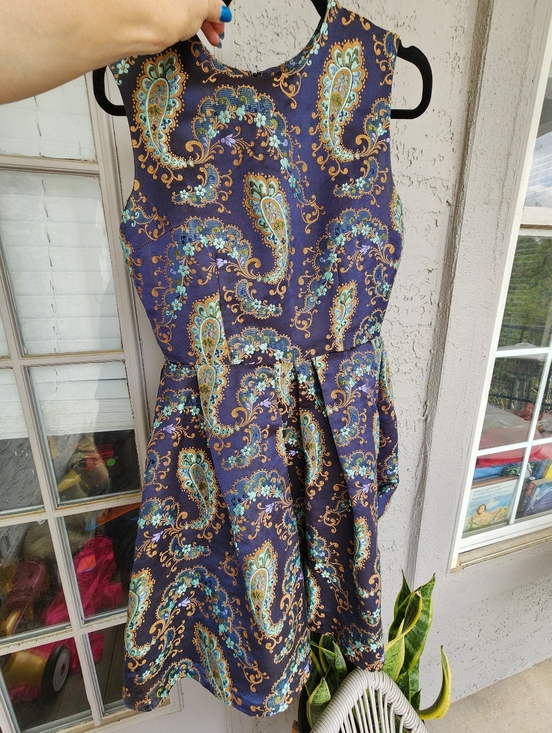 Cynthia Rowley Dresses & Skirts - Cynthia Rowley paisley brocade A-line dress Sz 6 $300 MSRP B13